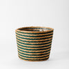 Home.life Bulrush Cotton Lined Planter Forest Green