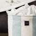 Home.Life Canvas Laundry Storage Bag Broad Stripe Dusty Blue-Laundry Basket