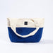 Home.Life Canvas Lined Tote Bag - Natural/Navy-BEACH BAGS