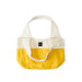 Home.Life Canvas Lined Tote Bag Natural and Yellow-Beach Bags