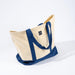 Home.Life Canvas Tote Bag - Natural/Navy-BEACH BAGS