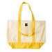 Home.Life Canvas Oversized Tote Bag Natural and Yellow-Beach Bags