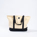 Home.Life Canvas Tote Bag - Natural/Black-BEACH BAGS