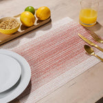 Home.Life Distressed Placemat Red 6 Pack