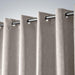 Enigma Eyelet Woven Blockout - Taupe-CURTAINS