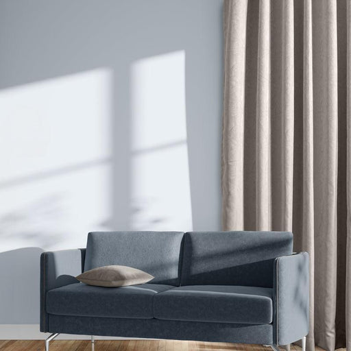 Enigma Eyelet Woven Blockout - Taupe-CURTAINS