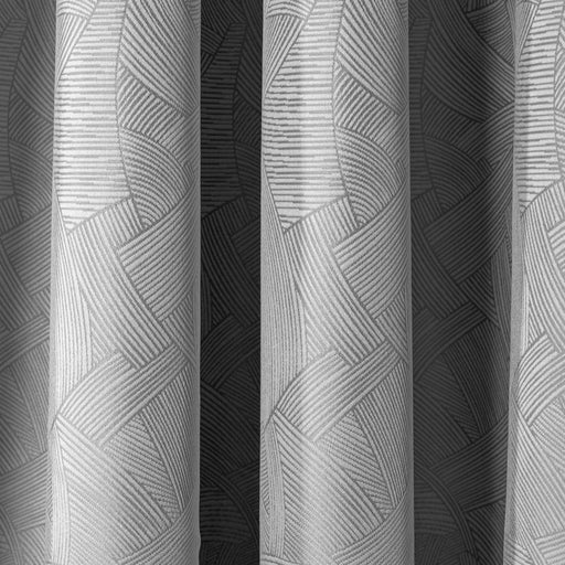 Enigma Taped Woven Blockout - Slate-CURTAINS