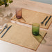 HOME.LIFE Jute Terracotta Hemmed Placemats - 4 pack-Placemats