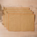 HOME.LIFE Jute Terracotta Hemmed Placemats - 4 pack-Placemats