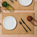 HOME.LIFE Jute Terracotta Hemmed Placemats - 4 pack-Placemats