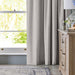 HOME.LIFE Leaf Taped Curtain - Silver