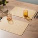 HOME.LIFE Leatherette Placemat - Stone-Placemats