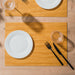 HOME.LIFE Leatherette Placemat - Tan-Placemats