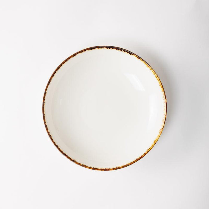 Soup Rimmed Bowl - Natural Ivory-Ceramic