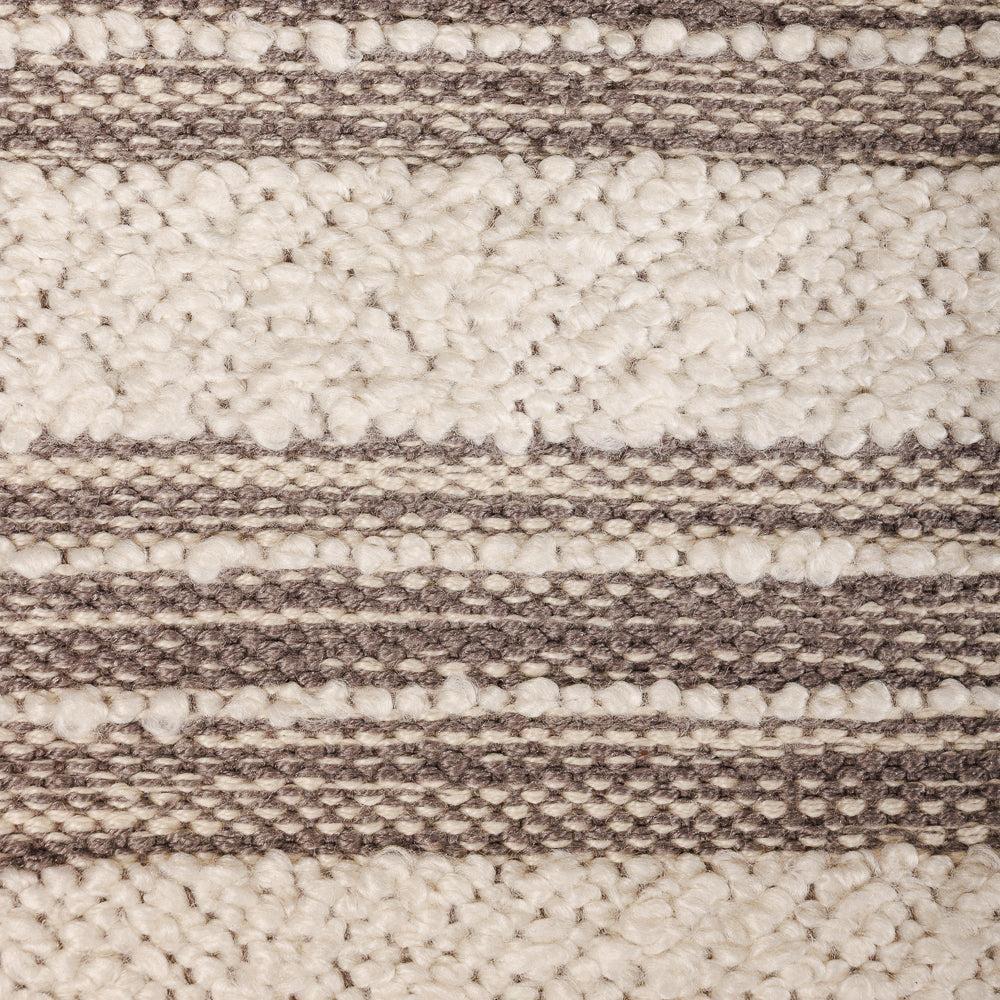 Linear Loom Polycotton Carpet Light Grey-Carpets/Rugs