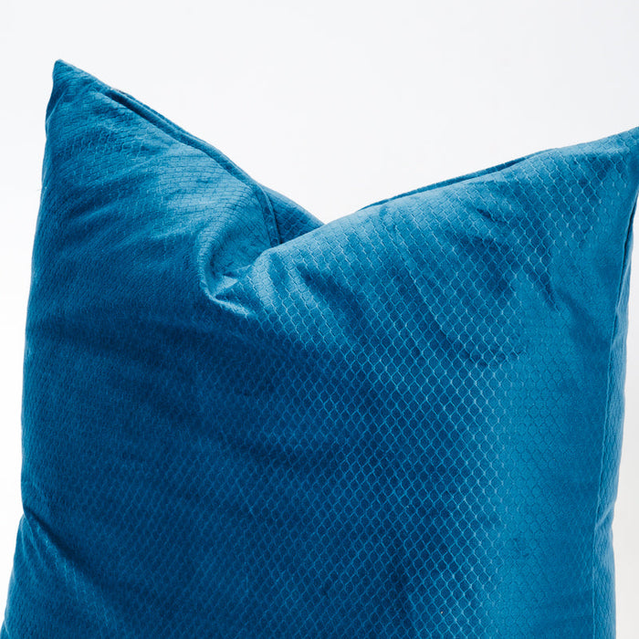 HOME.LIFE Luxe Collection Embossed Velvet Scatter - Teal-Scatter