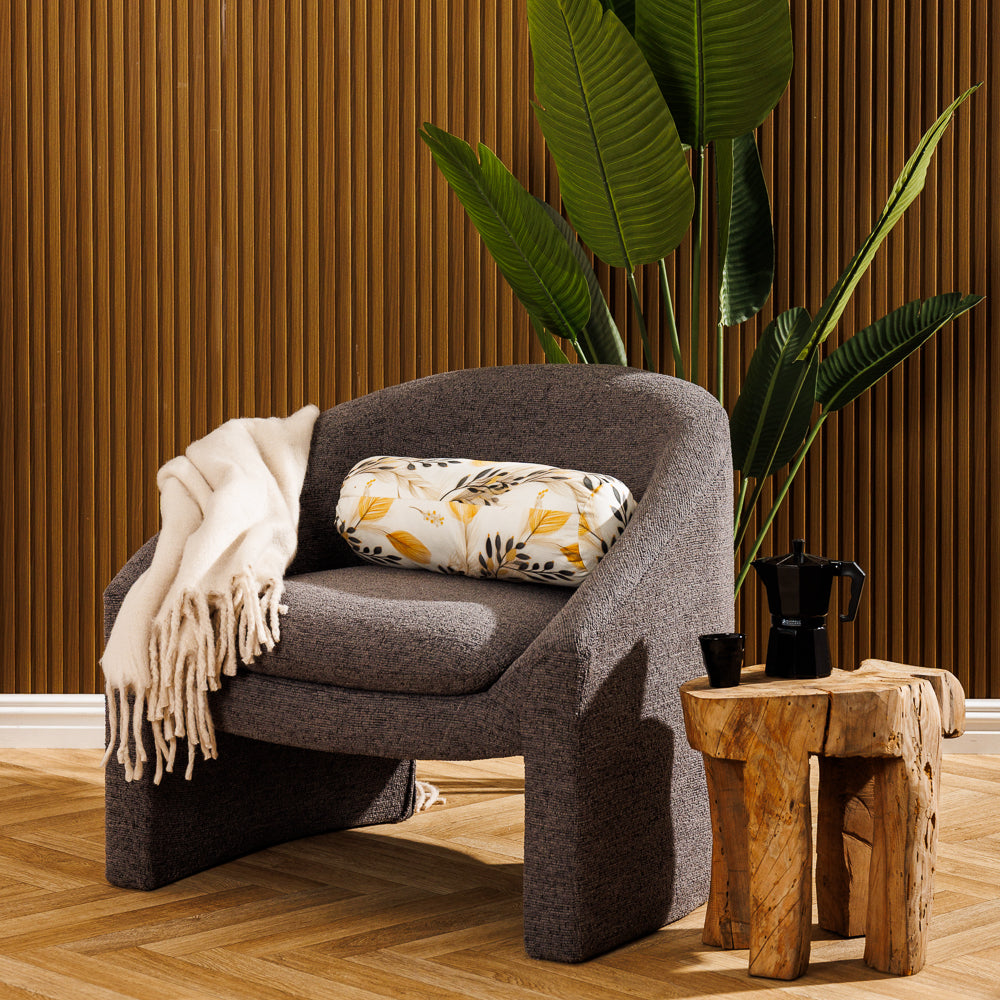 Home.Life Luxe Collection Golden Foliage Bolster-Bolster