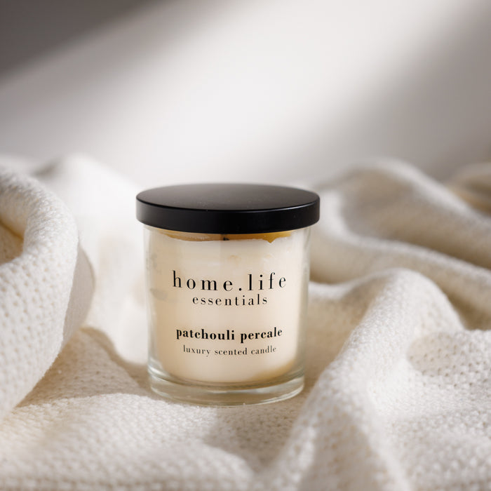Home.Life Luxury Scented Candle Patchouli Percale-Home.Life Candles