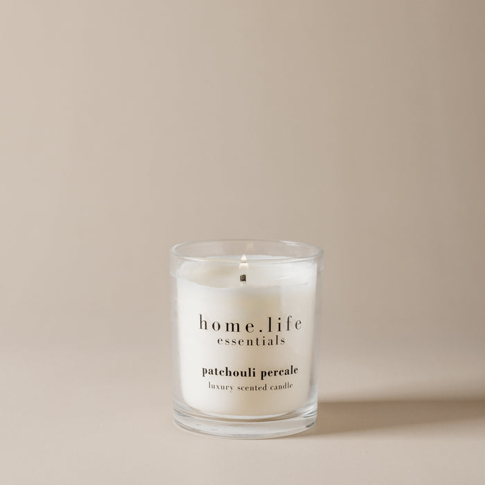 Home.Life Luxury Scented Candle Patchouli Percale-Home.Life Candles