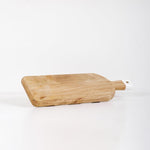 Home.Life Mango Wood Rectangular Paddle Board White Handle