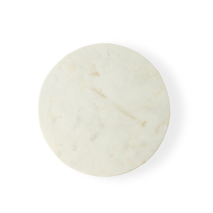Home.Life Marble Display Platter with Metal Legs-Platters