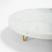Home.Life Marble Display Platter with Metal Legs-Platters