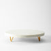 Home.Life Marble Display Platter with Metal Legs-Platters