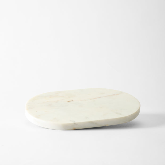 Home.Life Marble Oval Platter-Platters