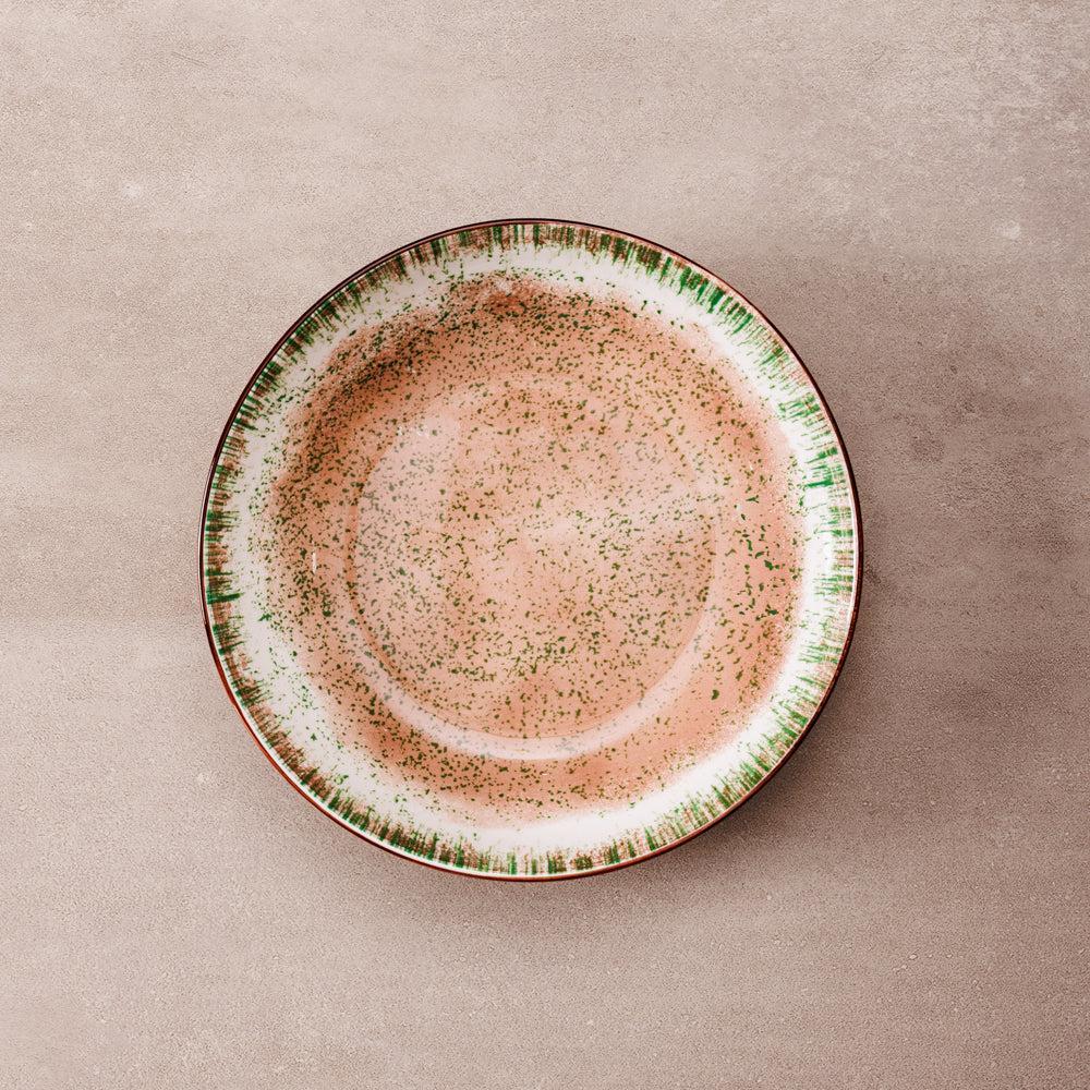 Home.Life Marbled Salad Bowl Forest Fern-Bowls