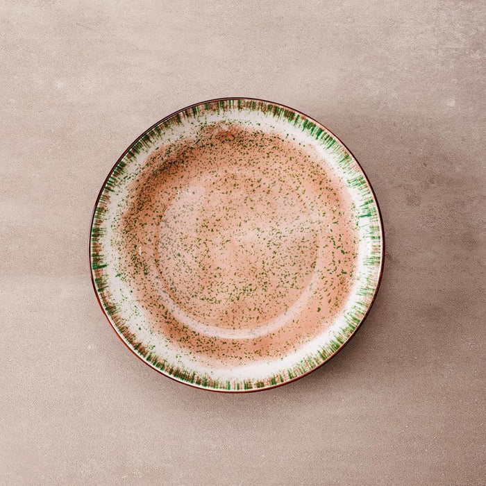 Home.Life Marbled Salad Bowl Forest Fern-Bowls