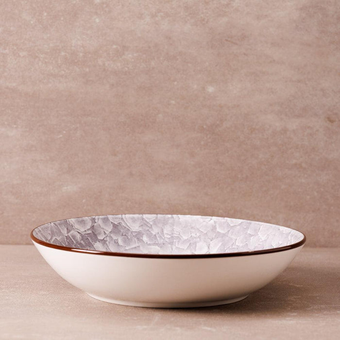 Home.Life Marbled Salad Bowl Mushroom-Bowls
