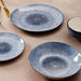 Home.Life Marbled Side Plate Blue Haze-Plates