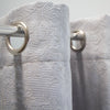 Home.Life Matelasse Lined Eyelet Curtain Silver