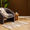 Home.Life Mosaic Cotton Rug Brown and Beige