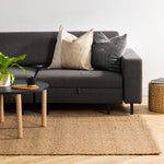 Home.Life Nautica Earthline Herringbone Jute Carpet