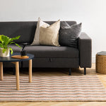 Home.Life Nautica Earthtone Stripes Jute Carpet