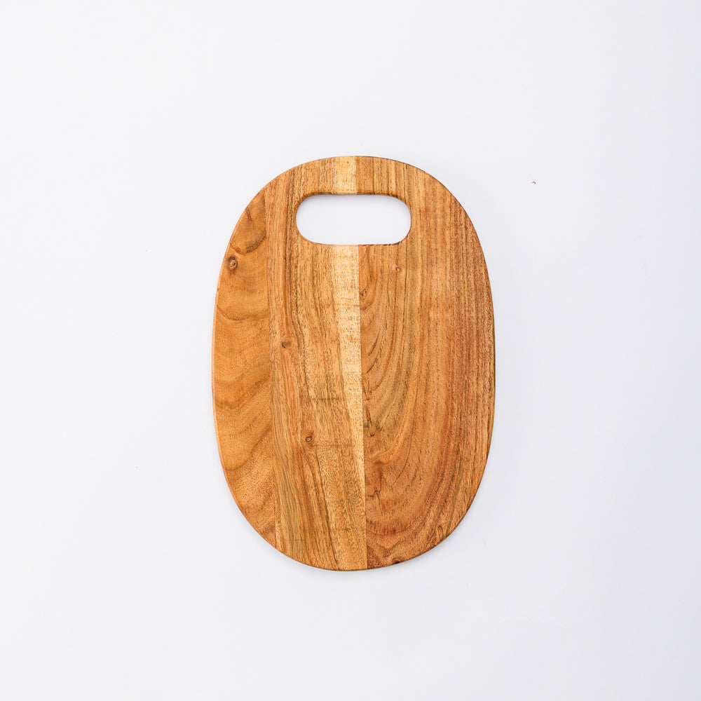 Home.Life Oval Chopping Boards Natural Set of 2-Chopping Boards