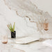 Home.Life Oval Marble Server with Metal Legs-Platters