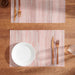 HOME.LIFE Placemat Dusty Pink - 6 Pack-Placemats