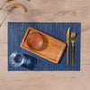 HOME.LIFE Placemat Woven Ink Blue 6 Pack