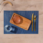 HOME.LIFE Placemat Woven Ink Blue 6 Pack