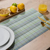 HOME.LIFE Placemats Two-Tone Green 6 Pack