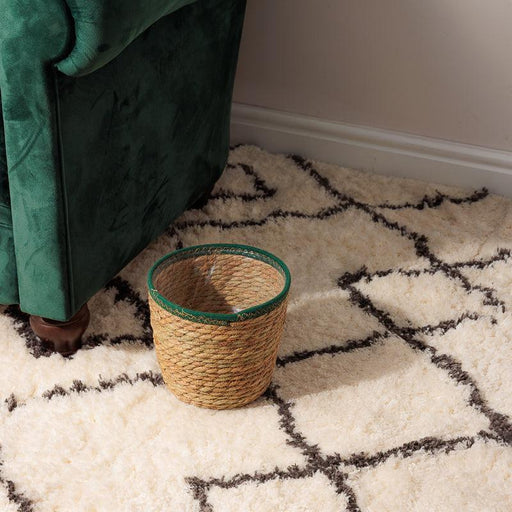 Bulrush Cotton-Edged Lined Planter - Fern-Planter