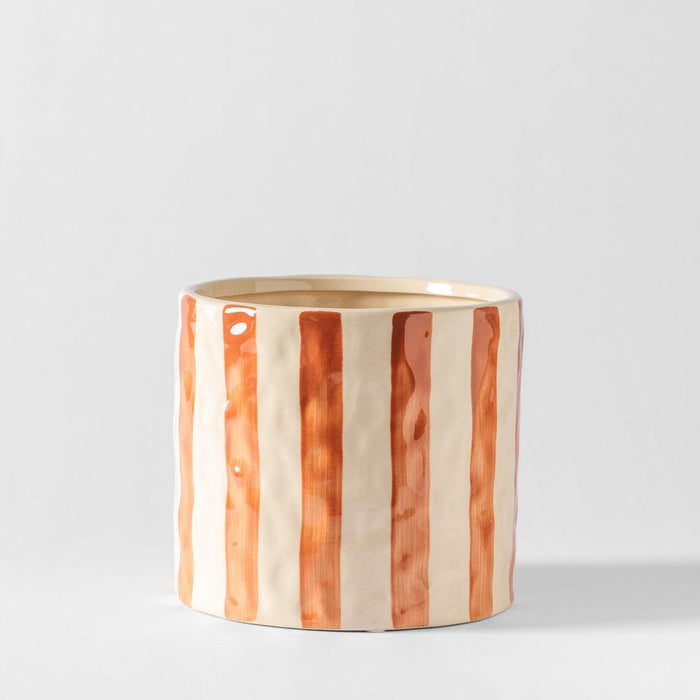 Home.Life Planter Natural Bold Stripe Autumn-Décor
