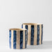 Home.Life Planter Natural Bold Stripe Ocean Bay-Décor