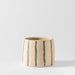 Home.Life Planter Natural Double Stripe Black-Décor