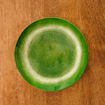 Home.Life Printed Glazed Dinner Plate Green Mist