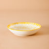 Home.Life Printed Glazed Salad Bowl Golden Haze