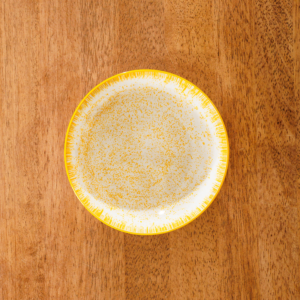 Home.Life Printed Glazed Salad Bowl Golden Haze-Bowls