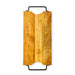Home.Life Rectangular Indent Wooden Serving Tray with Black Metal Handles Natural-Serving Trays